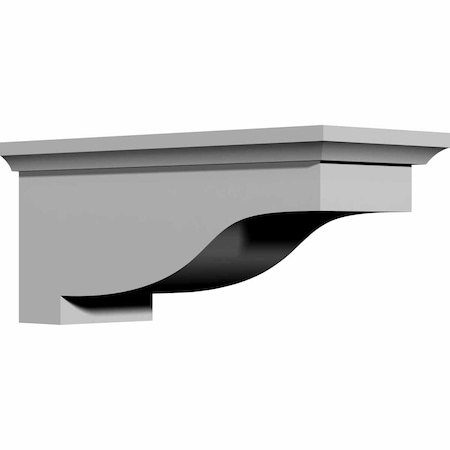 Ekena Millwork 6"W x 13 1/8"D x 5 7/8"H Dublin Bracket BKT13X06X05DU